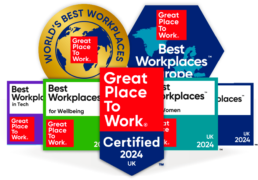 Collection of Best Workplaces Lists badges