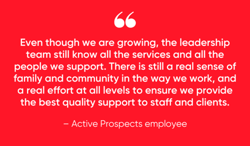 Active Prospects employee quote 1