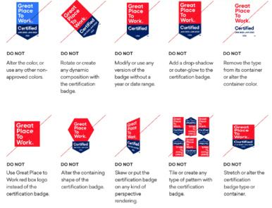 Protocol Badge Example Certification Badge Usage Guide | Great Place To Work® UK