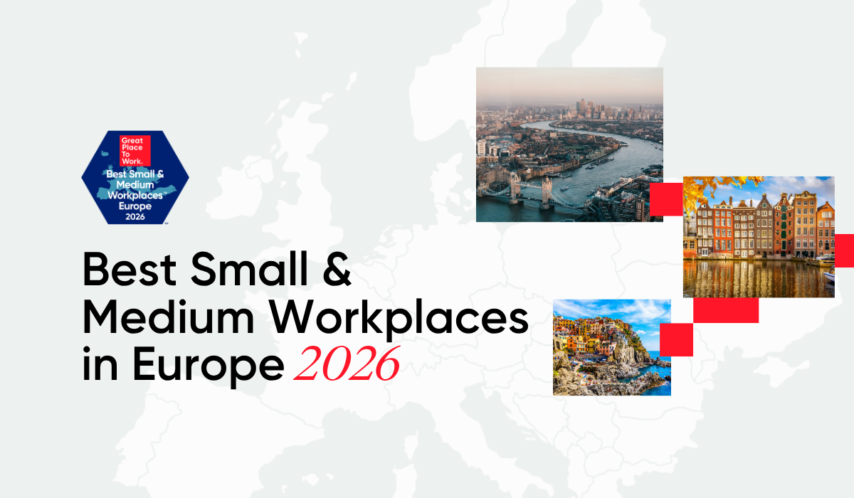 Best Small & Medium Workplaces in Europe 2026