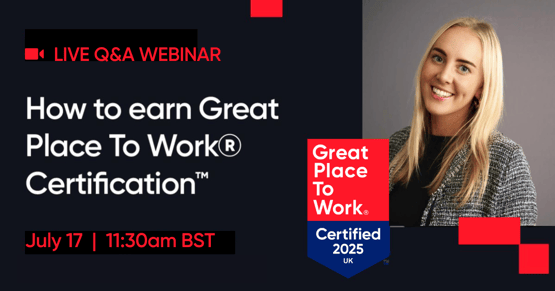 Live Webinar: How to earn Great Place To Work Certification