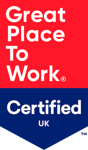 Great Place To Work Certified UK badge