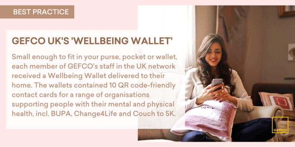 GEFCO UKs Wellbeing Wallets