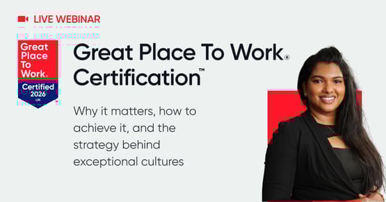 Live Webinar: How to earn Great Place To Work Certification - Thursday, February 26. Register Now.