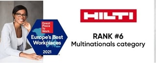 Hilti-2021-Europes-Best-Workplaces-Rank