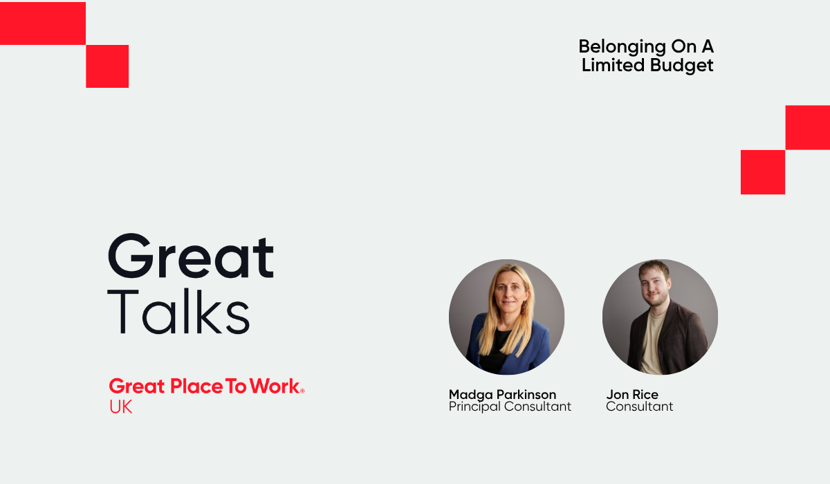 Great Talks: Belonging On A Limited Budget