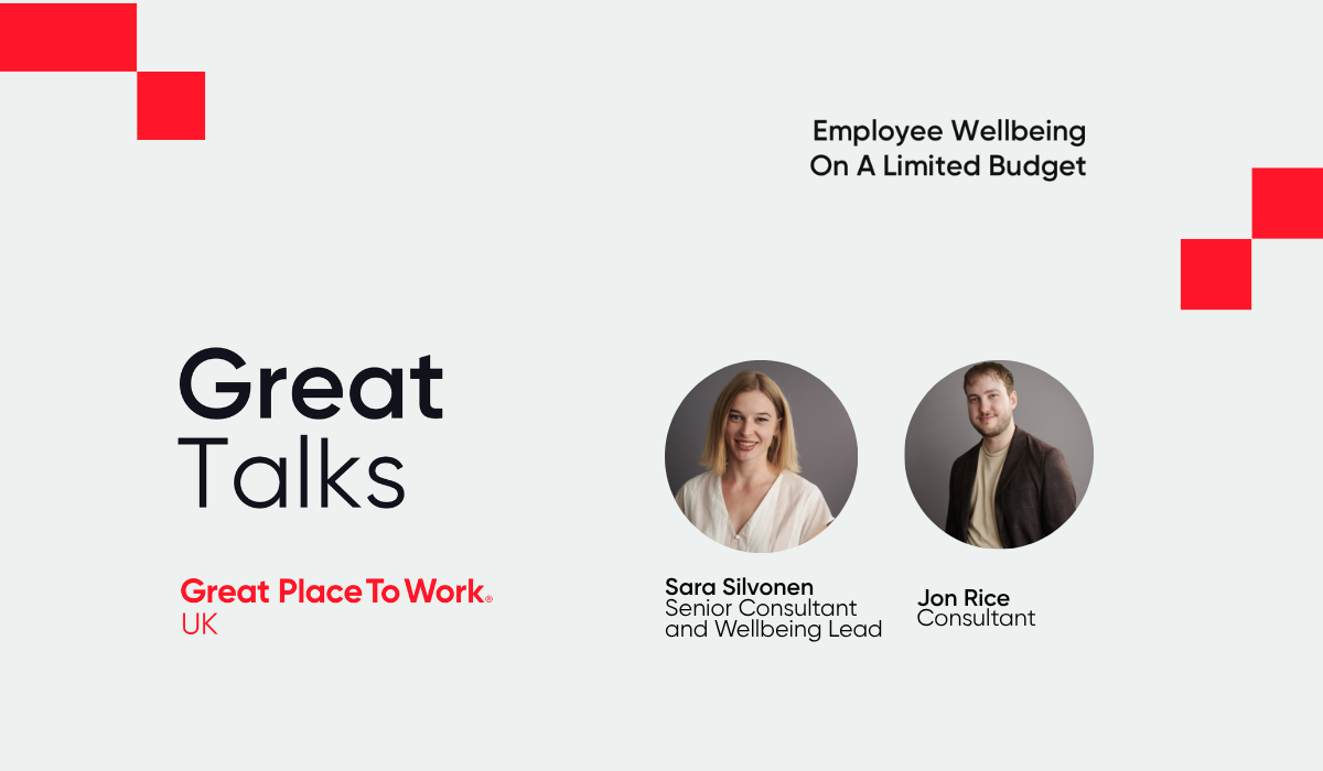Employee Wellbeing | Great Place to Work® UK