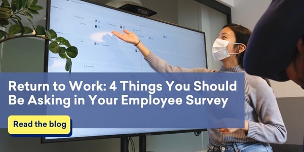 woman-gestures-to-creen-with-return-to-work-data-from-employee-survey