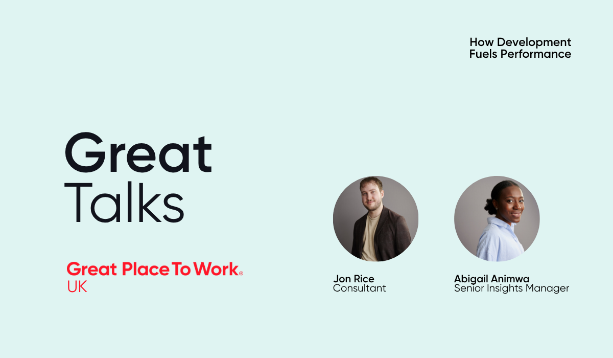 Great Talks: How Development Fuels Performance