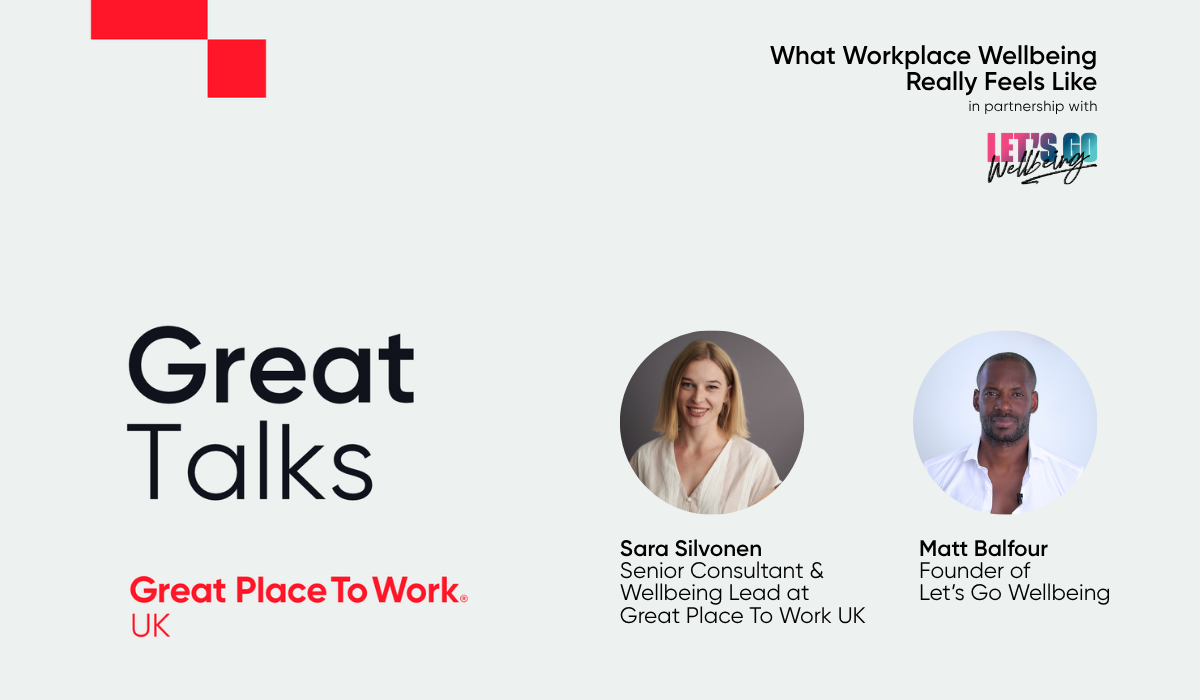 What does workplace wellbeing really look like?