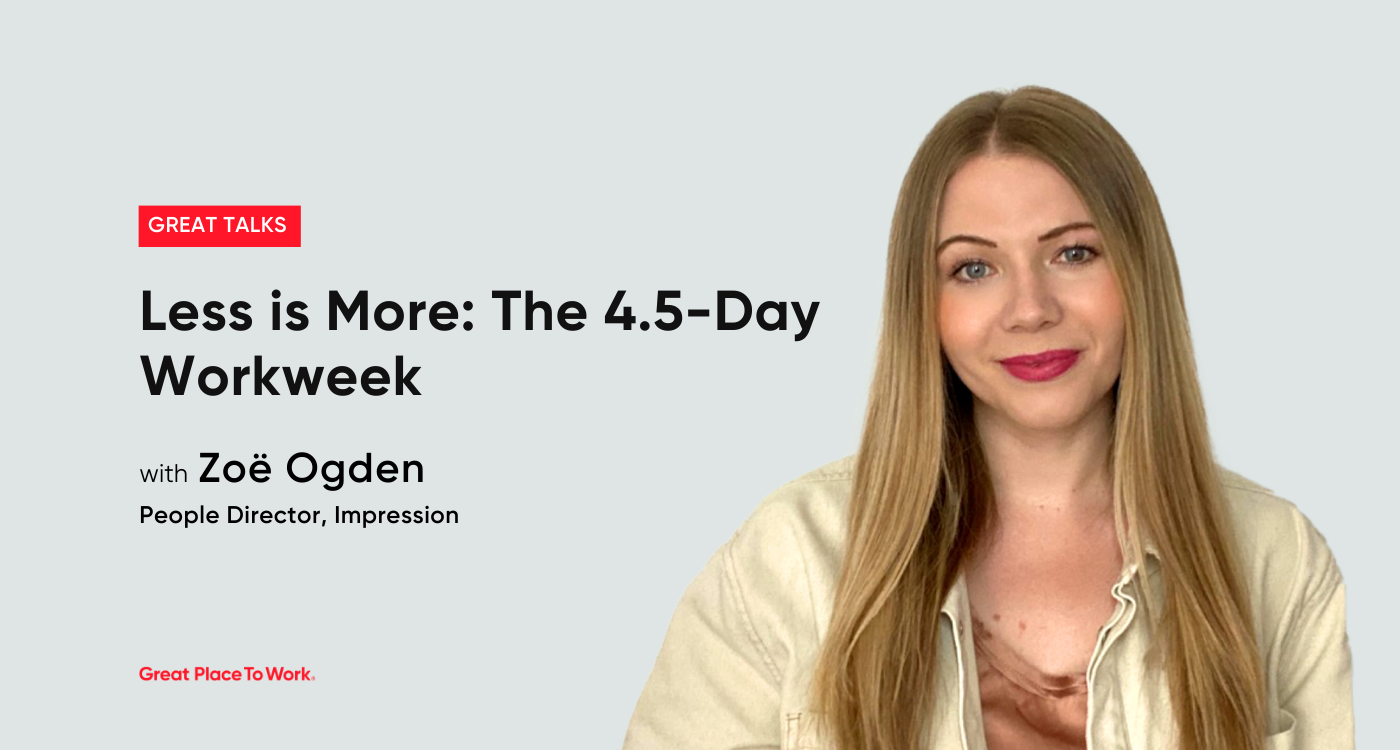 Less is More: Key Learnings from Impression’s 4.5-Day Workweek Trial