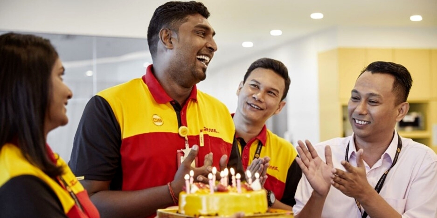 employee-experiences-DHL-Express-birthday-cake-world's-best-workplaces-2021